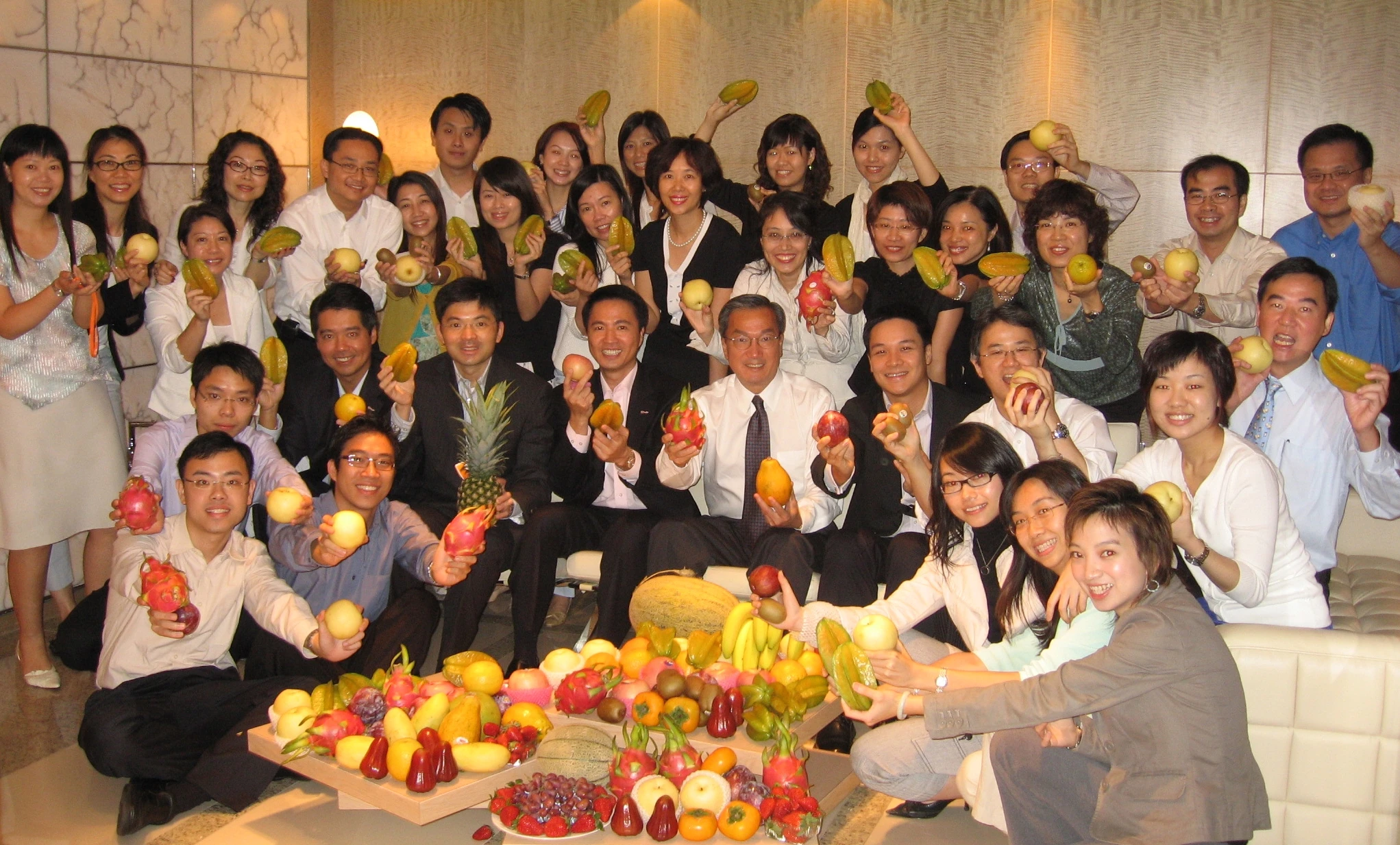 The launching of "Fruit for Care" to promote health consciousness